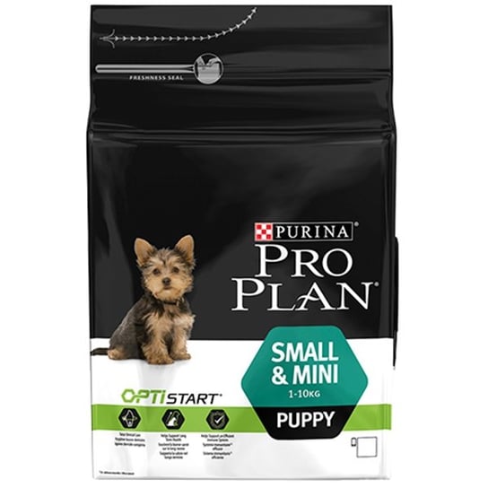 Karma dla szczeniąt PRO PLAN OptiStart Puppy Small & Mini, kurczak i ryż, 3 kg. Nestle