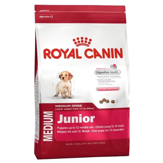 Karma dla szczeniąt ras średnich ROYAL CANIN Medium Junior, 4 kg. Royal Canin