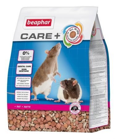 Karma dla szczurów BEAPHAR Care+, 1,5 kg Beaphar