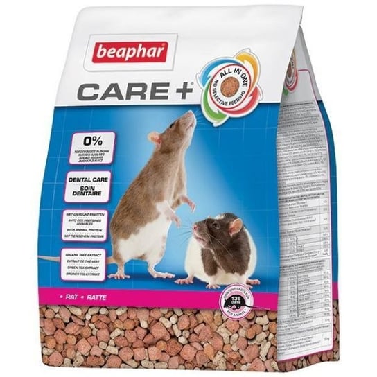 Karma dla szczurów BEAPHAR Care+ Rat, 250 g Beaphar
