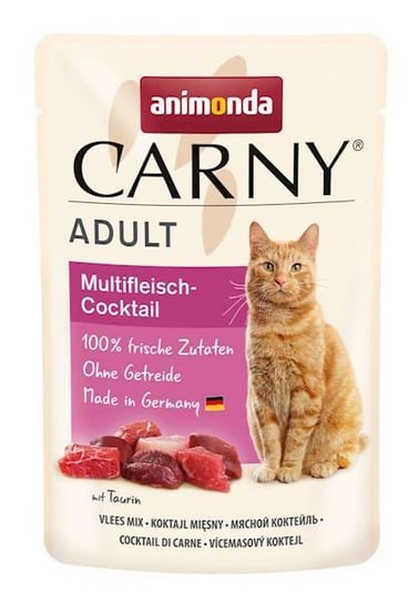 Karma mokra dla kota ANIMOND Carny Adult, koktajl mięsny, 85 g Animonda