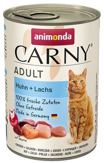Karma mokra dla kota ANIMONDA Carny Adult, kurczak i łosoś, 400 g Animonda