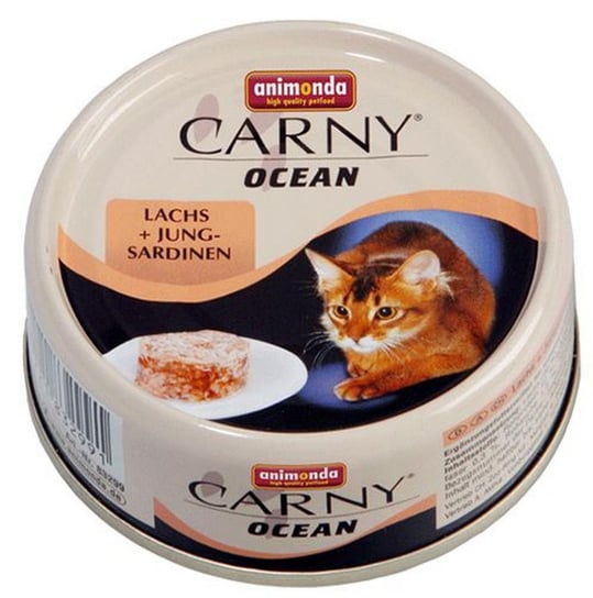 Karma mokra dla kota ANIMONDA Carny Ocean, łosoś i młode sardynki, 80 g Animonda
