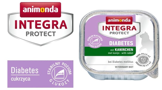 Karma mokra dla kota ANIMONDA Integra Diabetes, królik, 100 g Animonda