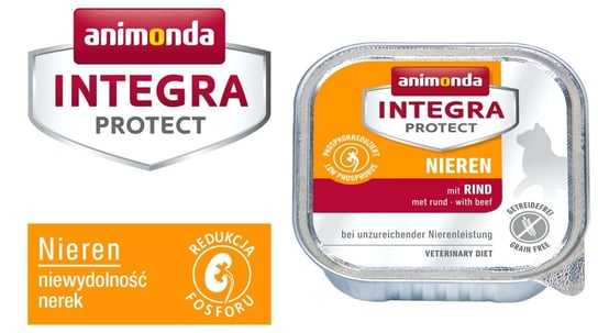Karma mokra dla kota ANIMONDA Integra Nieren, wołowina, 100 g Animonda