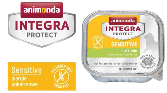 Karma mokra dla kota ANIMONDA Integra Sensitive, indyk, 100 g Animonda