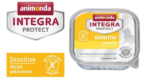 Karma mokra dla kota ANIMONDA Integra Sensitive, kurczak, 100 g Animonda