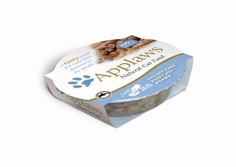 Karma mokra dla kota APPLAWS Cat, filet z tuńczyka i krewetki w bulionie, 60 g Applaws