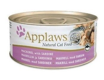 Karma mokra dla kota APPLAWS Cat, makrela i sardynki, 70 g Applaws