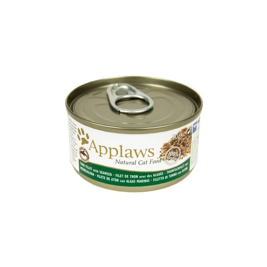 Karma mokra dla kota APPLAWS, filet z tuńczyka z wodorostami w wywarze, 70 g Applaws