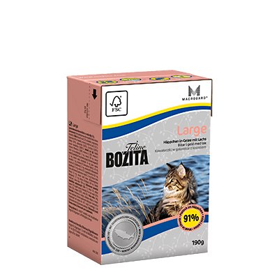 Karma mokra dla kota BOZITA Feline Large, łosoś, 190 g Bozita