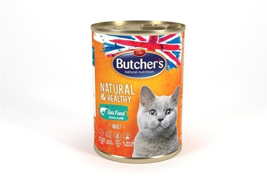 Karma mokra dla kota BUTCHER’S Natural&Healthy Cat, ryba morska, 400 g Butcher's