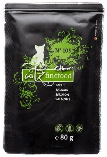 Karma mokra dla kota CATZ FINEFOOD Purrrr N.105, łosoś, 80 g Catz Finefood