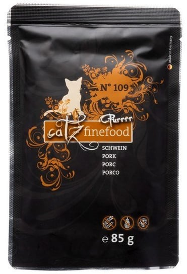 Karma mokra dla kota CATZ FINEFOOD Purrrr N.109, wieprzowina, 85 g Catz Finefood