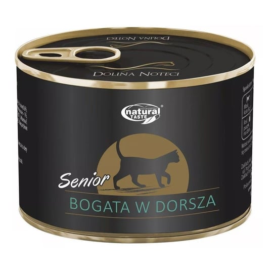 Karma mokra dla kota DOLINA NOTECI Natural Taste Senior, dorsz, 185 g Dolina Noteci