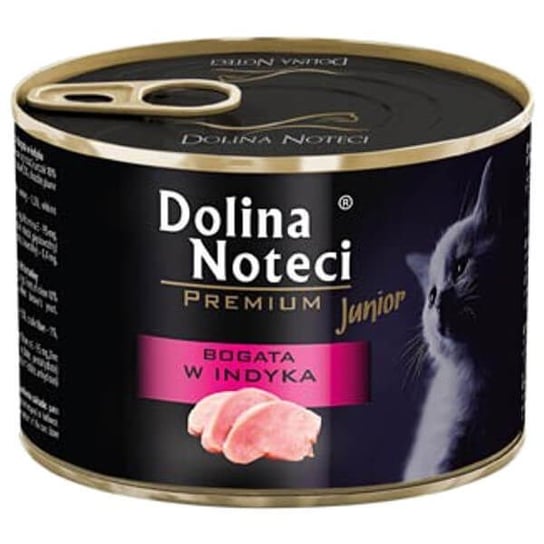 Karma mokra dla kota DOLINA NOTECI Premium Junior, bogata w indyka, 185 g Dolina Noteci