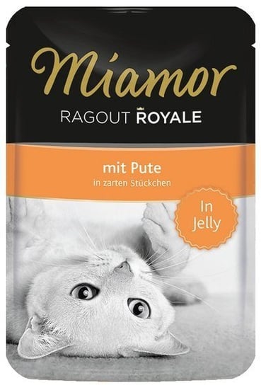 Karma mokra dla kota Miamor Ragout Royale, Indyk w galaretce, 100 g Miamor
