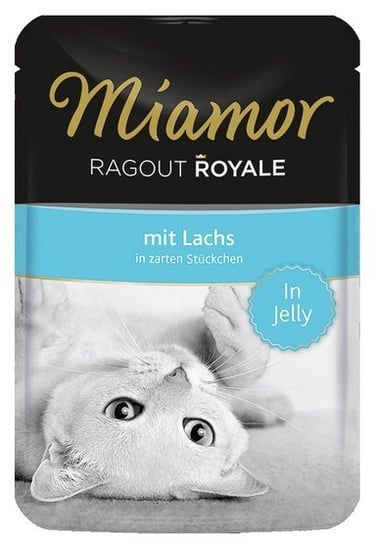 Karma mokra dla kota MIAMOR Ragout Royale, łosoś w galaretce, 100 g Miamor