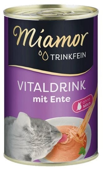 Karma mokra dla kota Miamor Vitaldrink, kaczka, 135 g Miamor