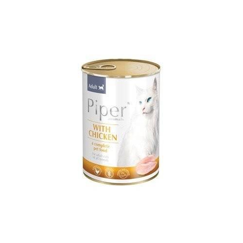 Karma mokra dla kota PIPER, z kurczakiem, 400 g Piper