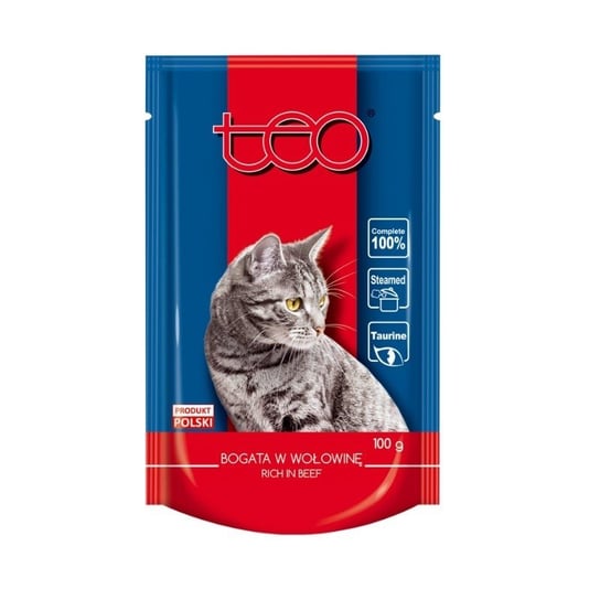 Karma mokra dla kota PUPIL FOODS Teo, bogata w wołowinę, 100 g PUPIL Foods