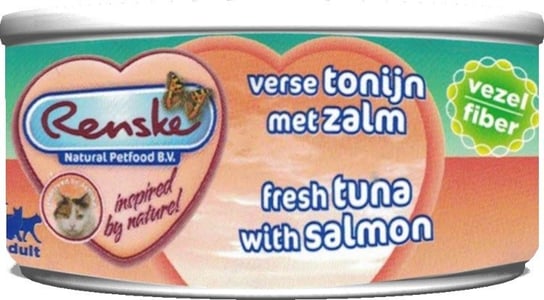 Karma mokra dla kota Renske Fresh Meat, Tuna & Salmon, 70 g Renske
