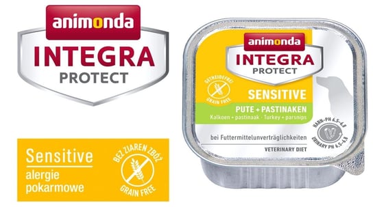 Karma mokra dla psa ANIMONDA Integra Sensitive, indyk i pasternak, 150 g Animonda