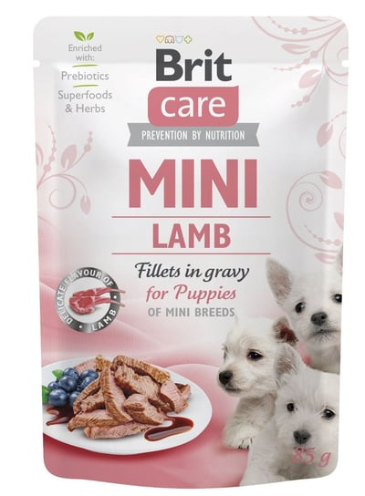 Karma mokra dla psa BRIT Care Mini Pouch Puppy Lamb, 85 g Brit