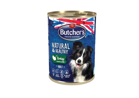 Karma mokra dla psa BUTCHER’S Natural&Healthy Dog, indyk, 400 g Butcher's