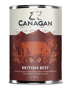 Karma mokra dla psa CANAGAN British Beef, 400 g Canagan