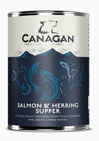 Karma mokra dla psa CANAGAN Salmon & Herring, 400 g Canagan