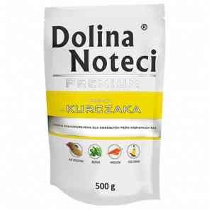 Karma mokra dla psa DOLINA NOTECI Premium, bogata w kurczaka, 500 g Dolina Noteci