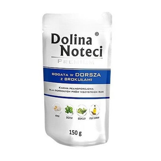 Karma mokra dla psa DOLINA NOTECI Premium, dorsz z brokułami, 150 g Dolina Noteci