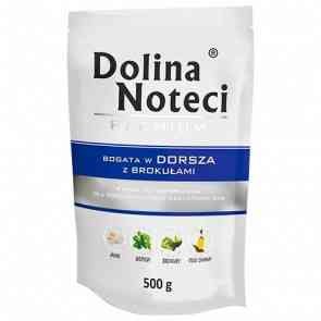 Karma mokra dla psa DOLINA NOTECI Premium, dorsz z brokułami, 500 g Dolina Noteci
