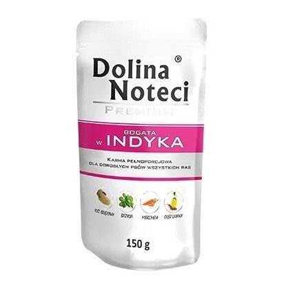 Karma mokra dla psa DOLINA NOTECI Premium, indyk, 150 g Dolina Noteci