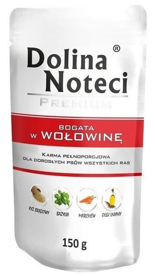 Karma mokra dla psa DOLINA NOTECI Premium, wołowina, 150 g Dolina Noteci
