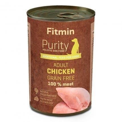Karma mokra dla psa FITMIN Dog Purity tin Chicken, kurczak, 400 g FITMIN