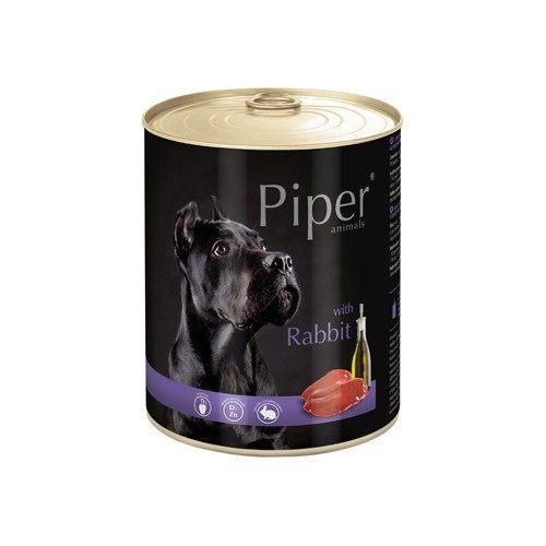 Karma mokra dla psa PIPER, z królikiem, 800 g Piper