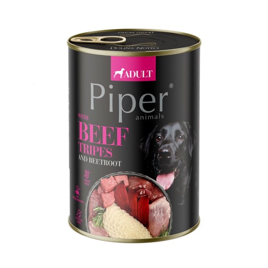 Karma mokra dla psa PIPER z żołądkami wołowymi i burakiem 400g Piper