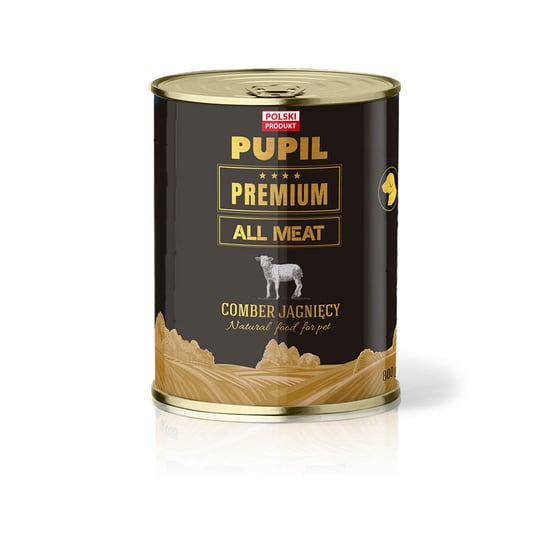 Karma mokra dla psa PUPIL Premium All Meat GOLD comber jagnięcy 800 g PUPIL Foods