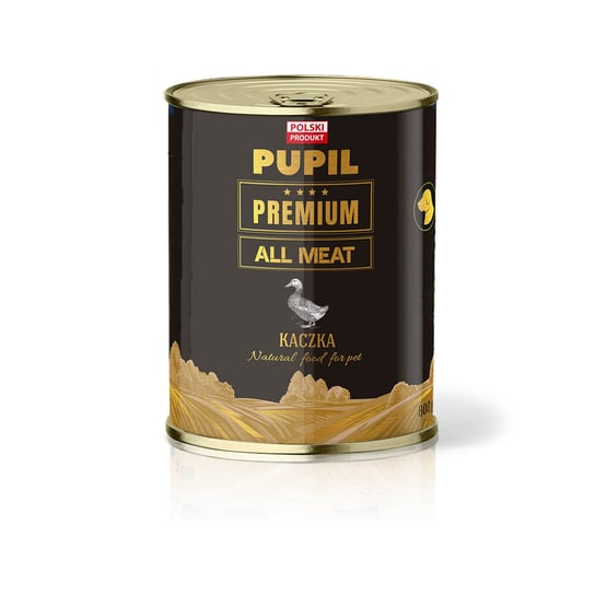 Karma mokra dla psa PUPIL Premium All Meat GOLD kaczka 800 g PUPIL Foods
