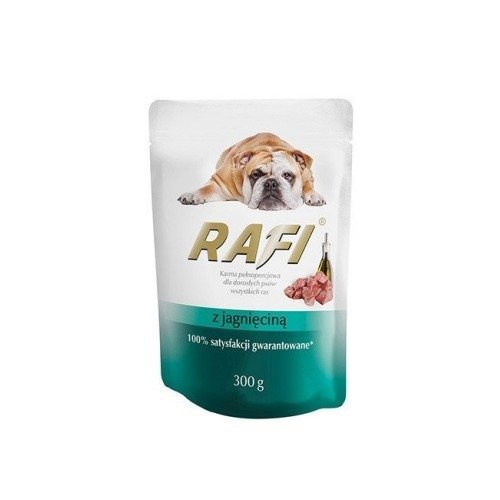 Karma mokra dla psa RAFI, z jagnięciną, 300 g Rafi