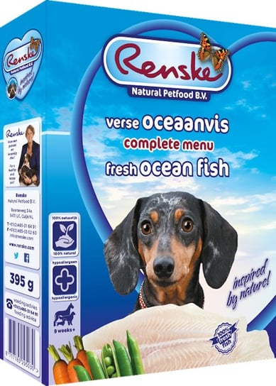 Karma mokra dla psa RENSKE Gluten Free Fresh Ocean Fish, 10x395g Renske