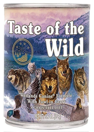 Karma mokra dla psa TASTE OF THE WILD Wetlands Canine, mięso z dzikiego ptactwa, 390 g Taste of the Wild