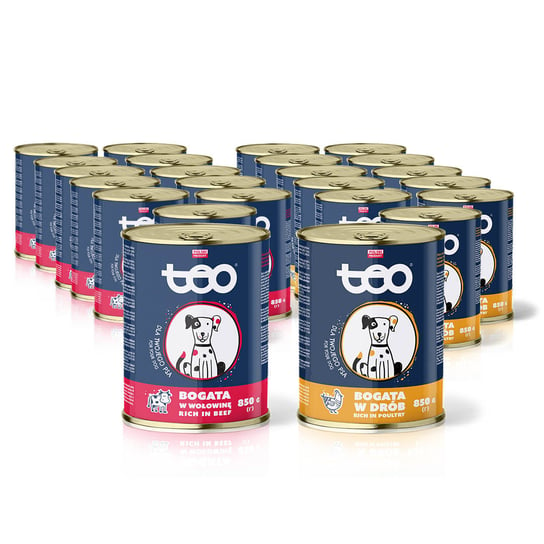 Karma mokra dla psa TEO 24 x 850 g MIX PUPIL Foods