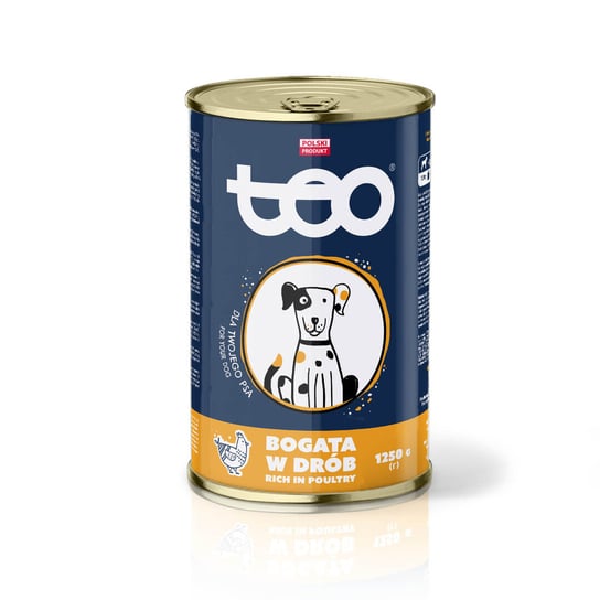Karma mokra dla psa TEO bogata w drób 1250 g PUPIL Foods