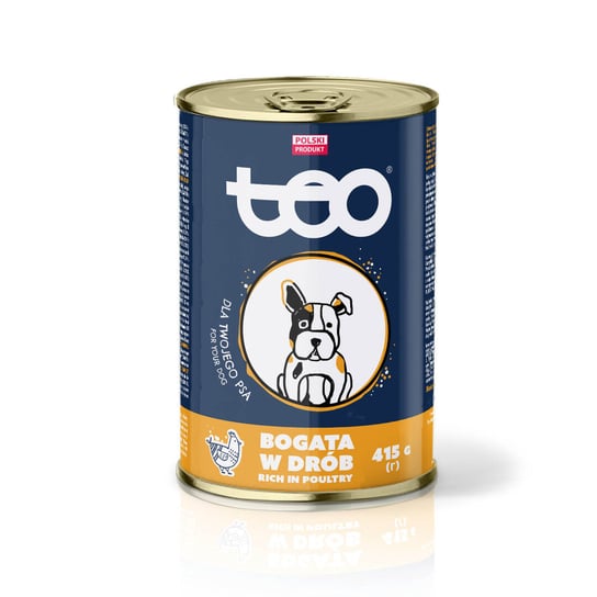 Karma mokra dla psa TEO bogata w drób 415 g PUPIL Foods