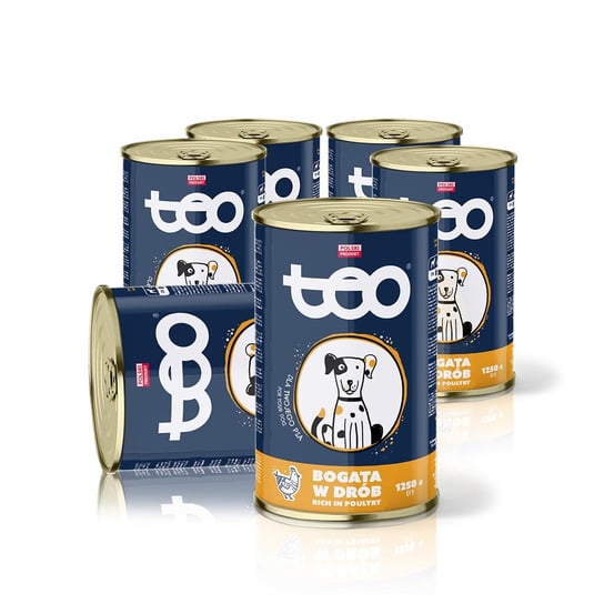 Karma mokra dla psa TEO bogata w drób 6 x 1250 g PUPIL Foods