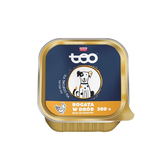 Karma mokra dla psa TEO szalka bogata w drób 300 g PUPIL Foods