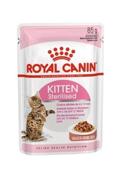 Karma mokra w sosie dla kociąt ROYAL CANIN Kitten Sterilised, 85 g Royal Canin